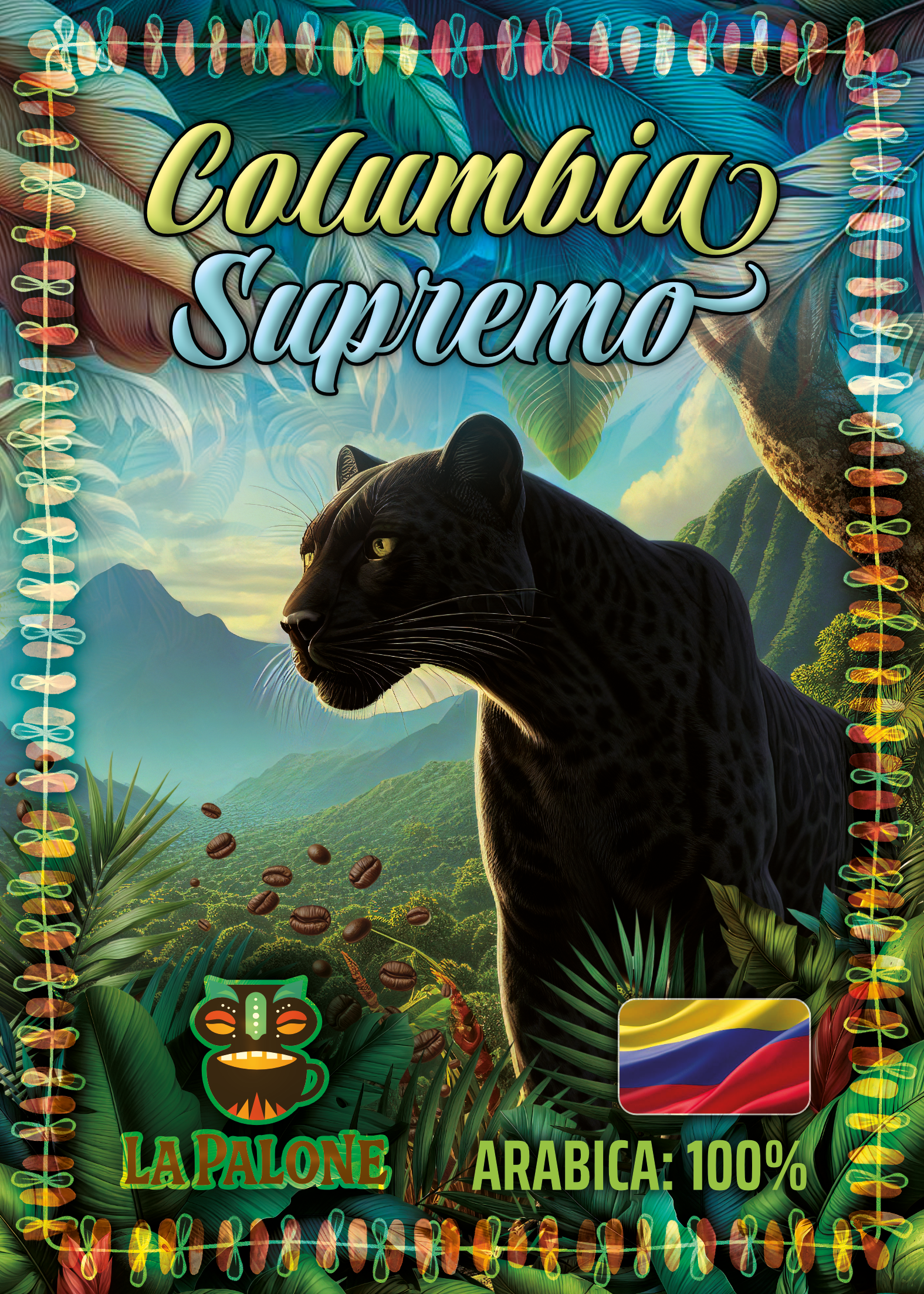 Kawa ziarnista COLUMBIA SUPREMO 100% Arabica - obrazek 2