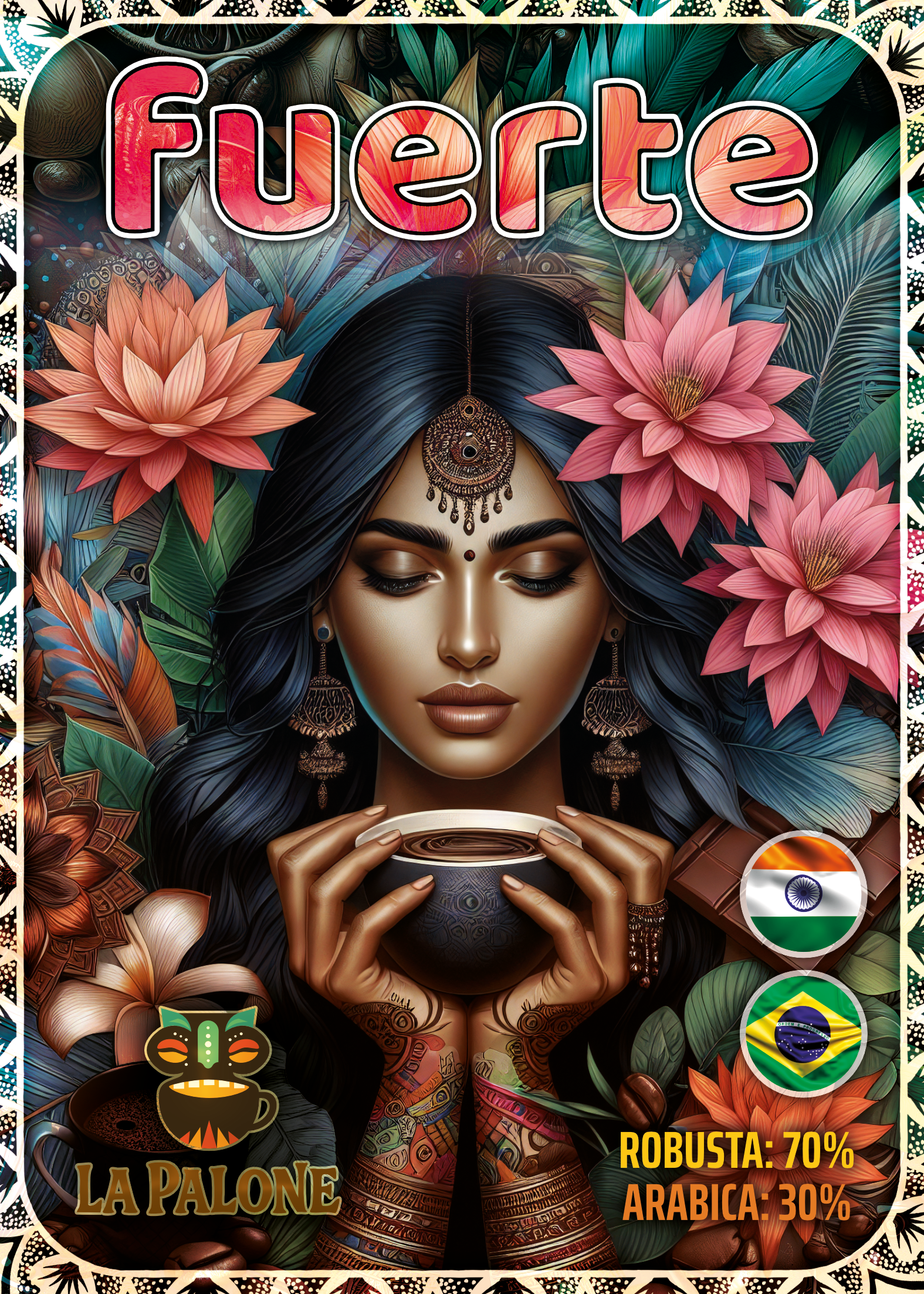 Kawa ziarnista FUERTE 30% Arabica 70% Robusta - obrazek 2